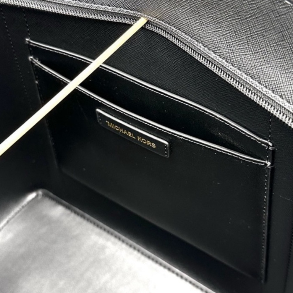 Michael Kors Pratt Large Tote Shoulder Bag Black - Picture 8 of 9